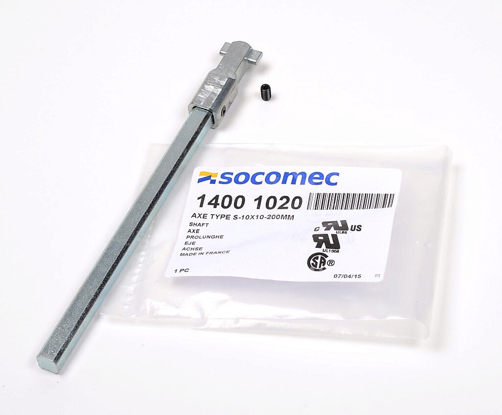14001040 Shaft: 200mm length, 10 x 10mm, for S1 and S2 type handles (PN ...