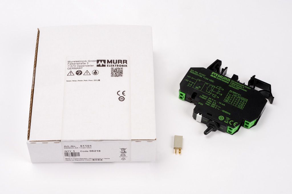 Interface Relay: 3A, SPST, 35mm DIN rail mount (PN# 51101 ...