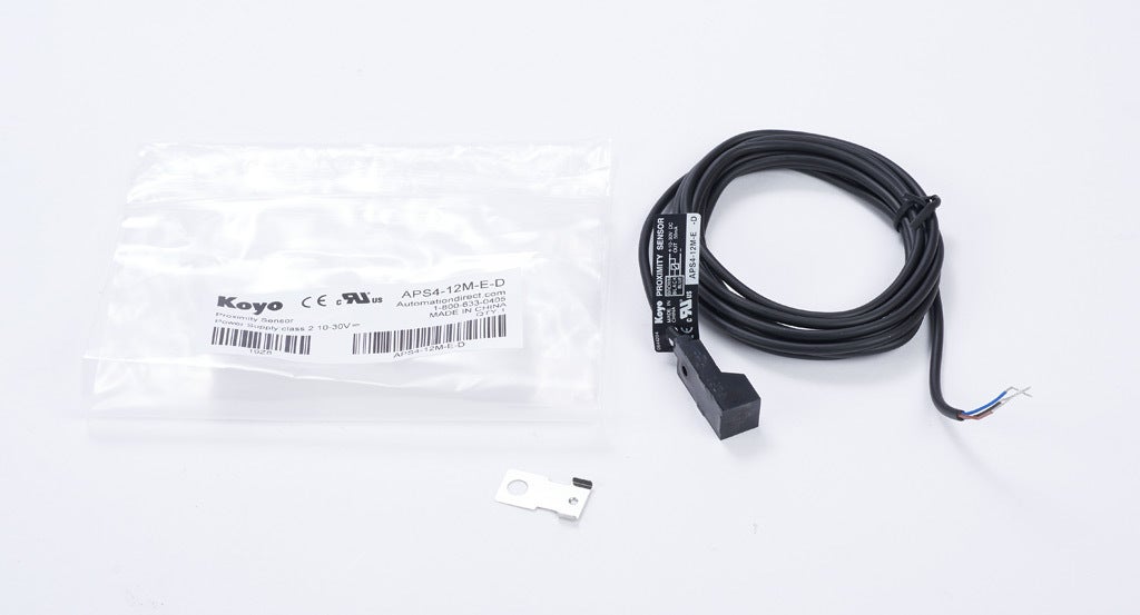 Aps4 Inductive Proximity Sensor: rectangular, 4mm range (PN# APS4-12M-E-D ...