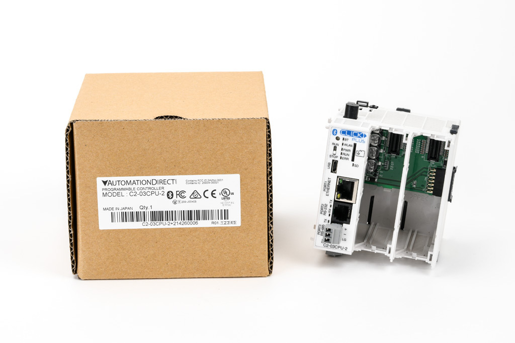 CLICK PLUS PLC: WiFi LAN/Bluetooth, Ethernet, serial and microB-USB ...