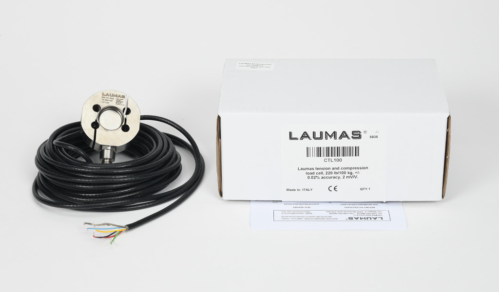 Load Cell: tension and compression, 220 lb/100 kg, +/- 0.02% of full ...