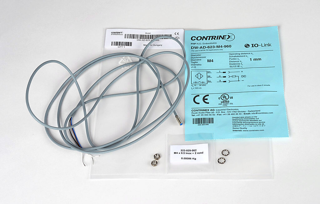 Contrinex DW-AD-623-M5 Miniature Inductive Sensor MFGD 