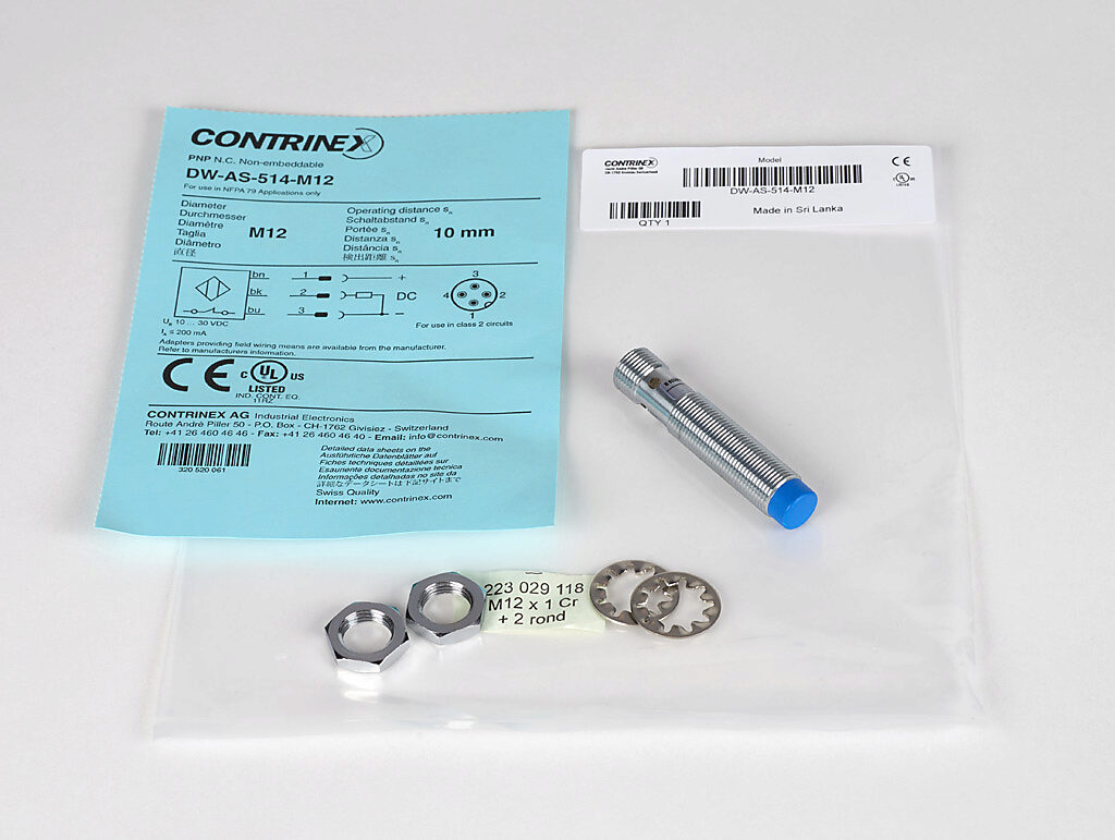 Details about   CONTRINEX DW-AS-511-M12-120 INDUCTIVE SWITCH NIB SEALED FACTORY PACKAGE 