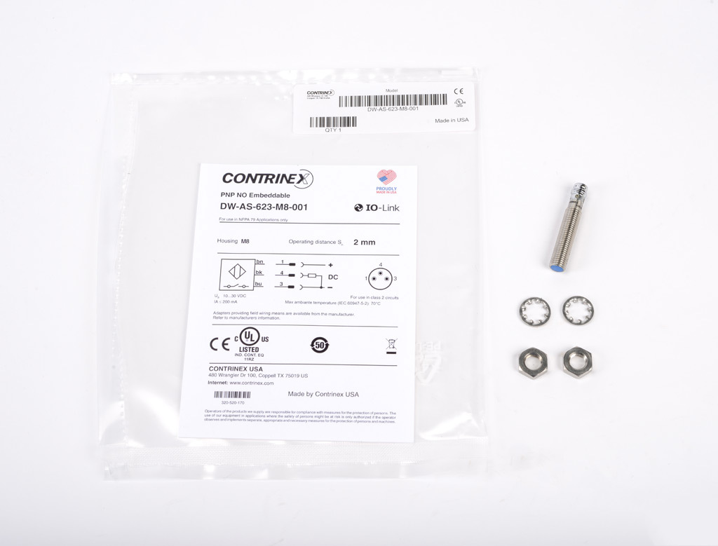 Details about   1PC NEW FOR DW-AS-703-M8-001 Contrinex Proximity switch #T1102 YS 