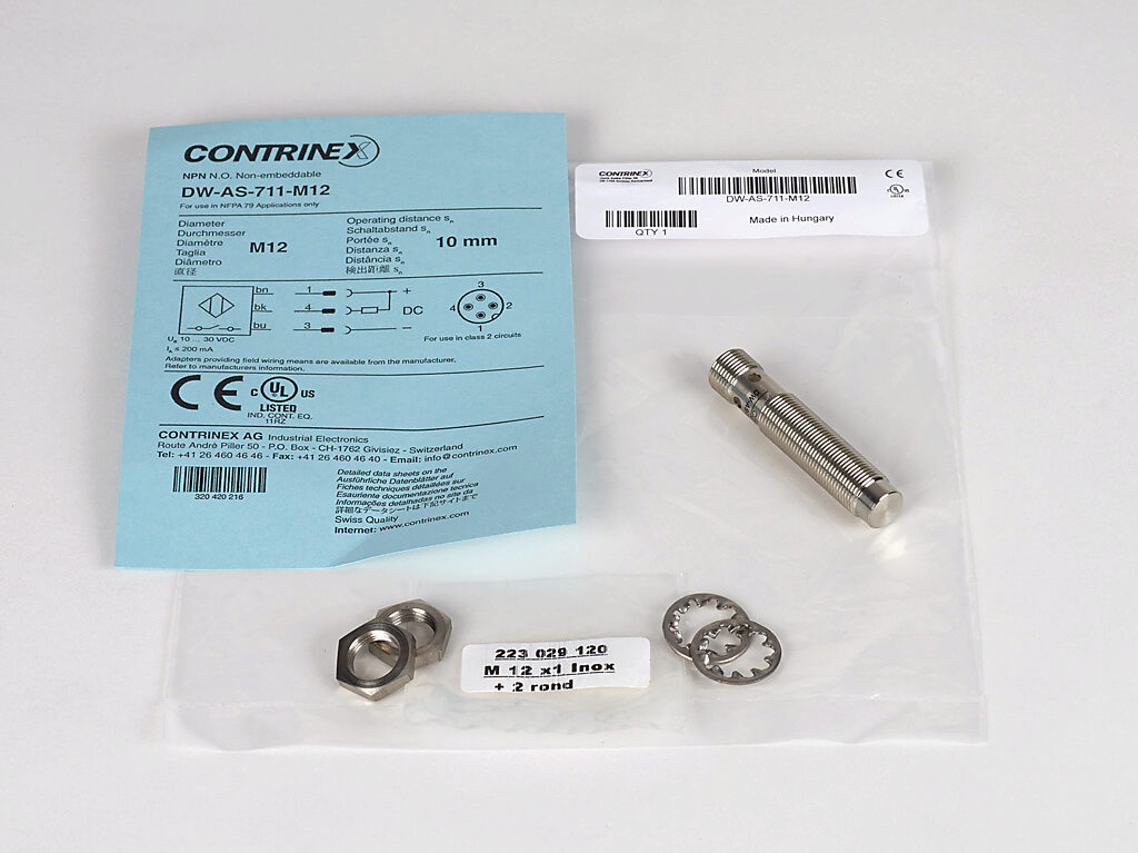 Contrinex DW-AS-703-M12-BAS Extreme Stainless Inductive Sensor MFGD 