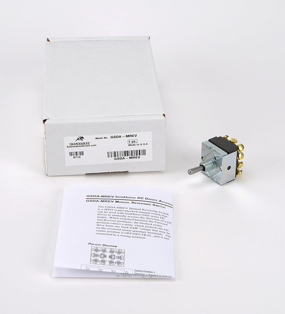 IronHorse Manual Reverse Switch (PN# GSDA-MREV) | AutomationDirect