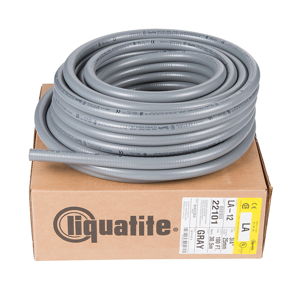 Liquatite Flexible Electrical Conduit: liquid-tight, 3/4in ID (PN# LA ...