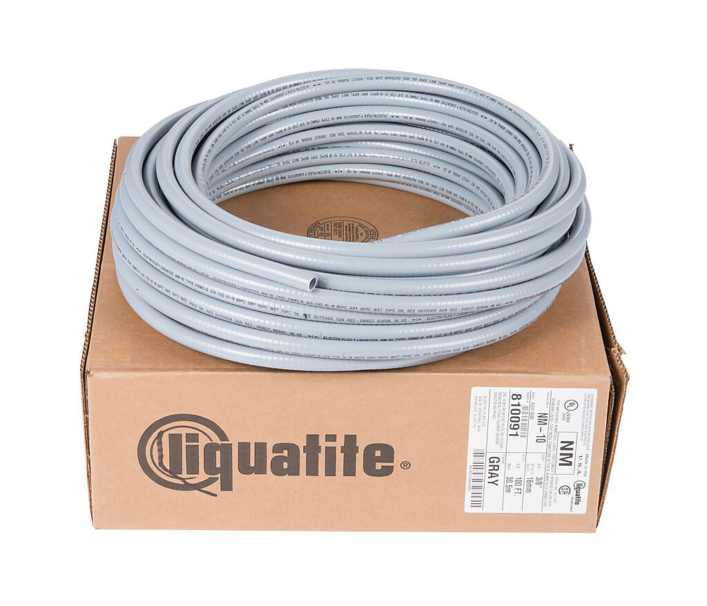 Liquatite Flexible Conduit: liquid-tight, 3/8in ID (PN# NM-10-100 ...