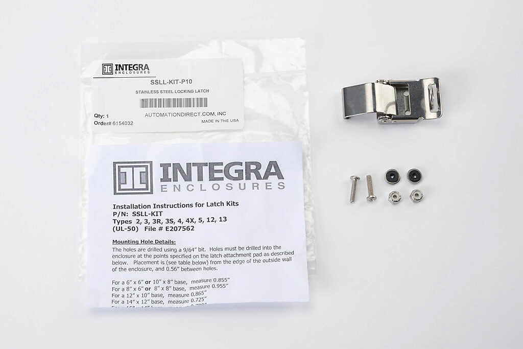 Integra SSLL-KIT Locking Latch Kit Stainless Steel 