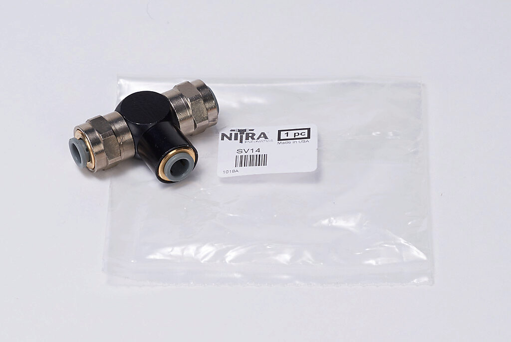 Pneumatic Threaded Fitting: shuttle valve (PN# SV14) | AutomationDirect