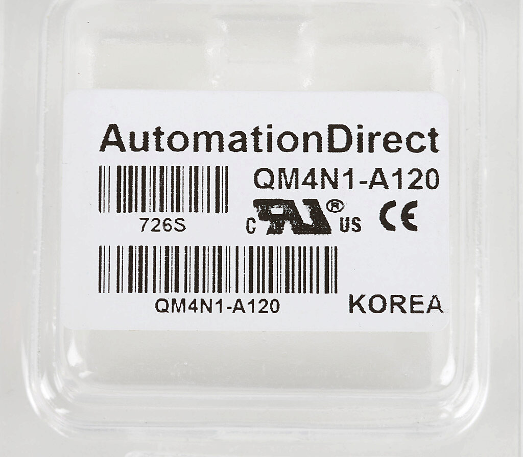 Relay 120 Vac Automation Direct QM4N1-A120 