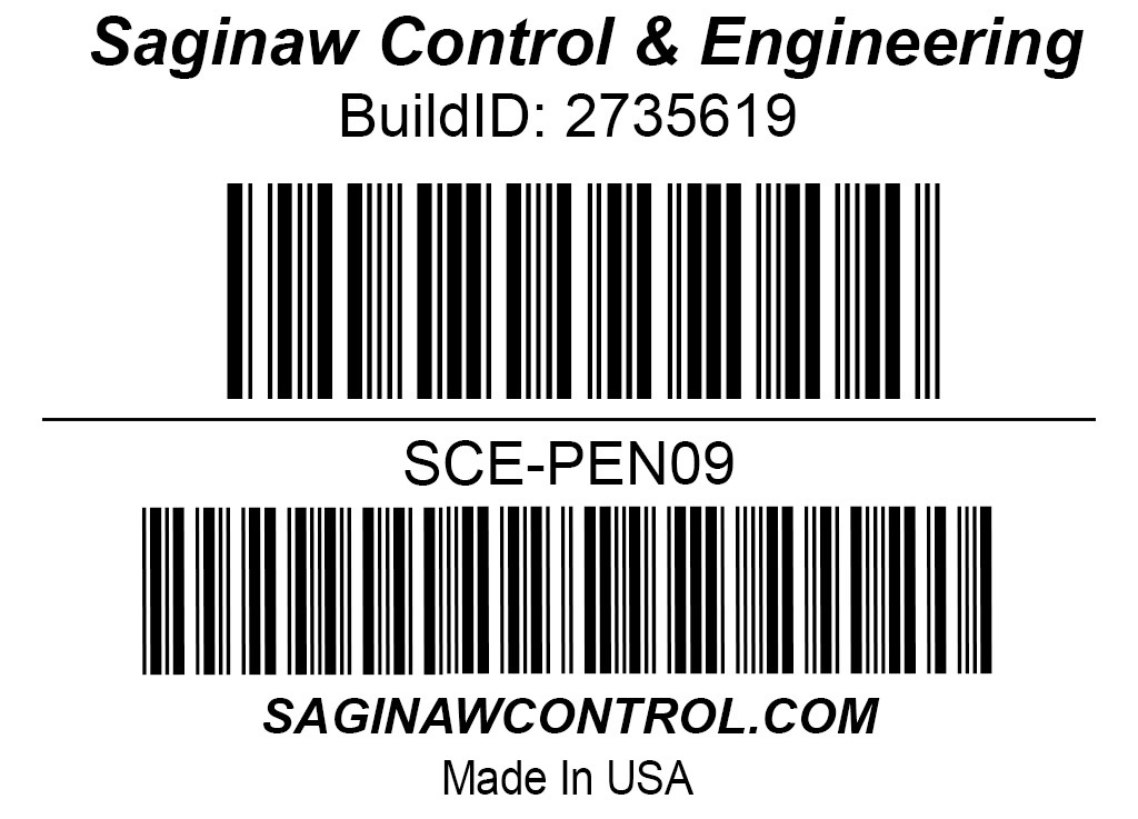 Saginaw Touch-up Paint: 0.3 ounce pen, ANSI 61 gray (PN# SCE-PEN09)