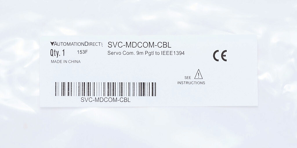 New Automation Direct SureServo SVC-MDCOM-CBL Servo Communication Cable L 3' 