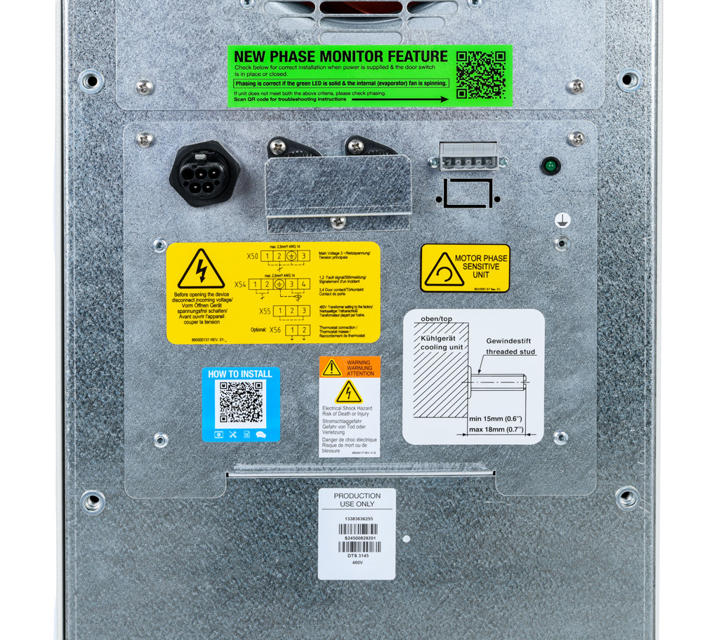 DTS 3145 Air Conditioner: 7000 BTU/H, side mount (PN# 13383636255
