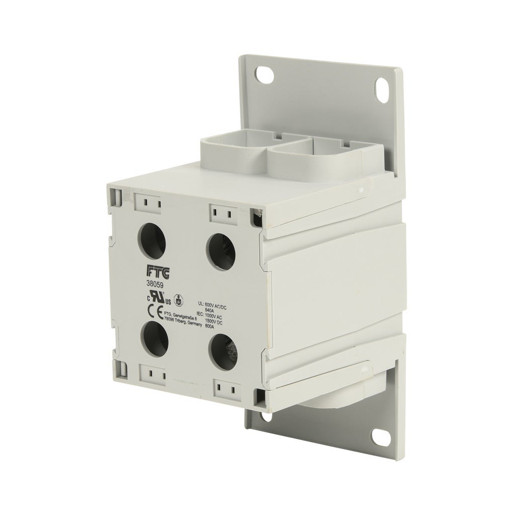 Terminal Block: enclosed, 840A, 1-pole, UL 1059 recognized (PN# 38059 ...