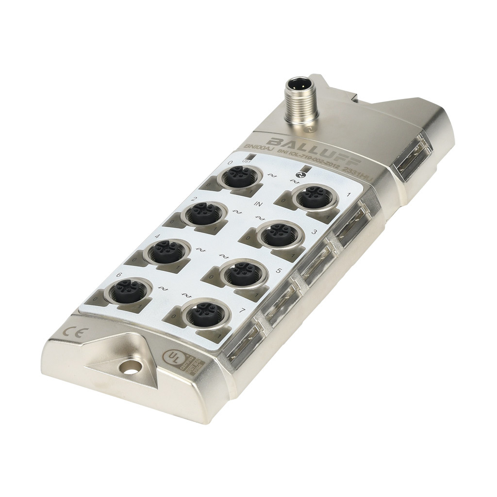 Temperature/analog IO-Link Hub: up to (8) analog input channel(s