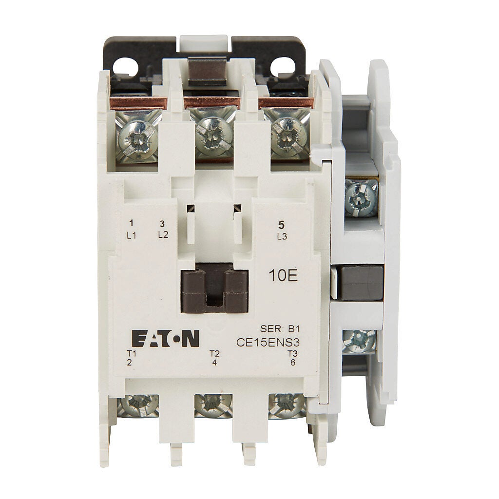 thumbnail interactive-video image 1 of 25A 240VAC IEC Reversing Contactor – 3 Poles – 4.92 X 4.92 X 3.74 Inches – NEW 1 of 6