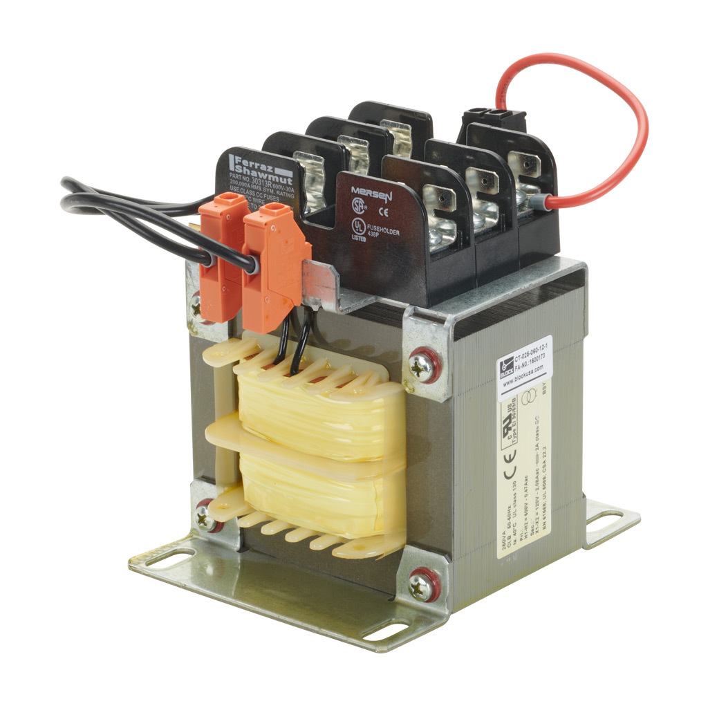 Control Transformer: open core, 250 VA (PN# CT-025-060-12-1 ...