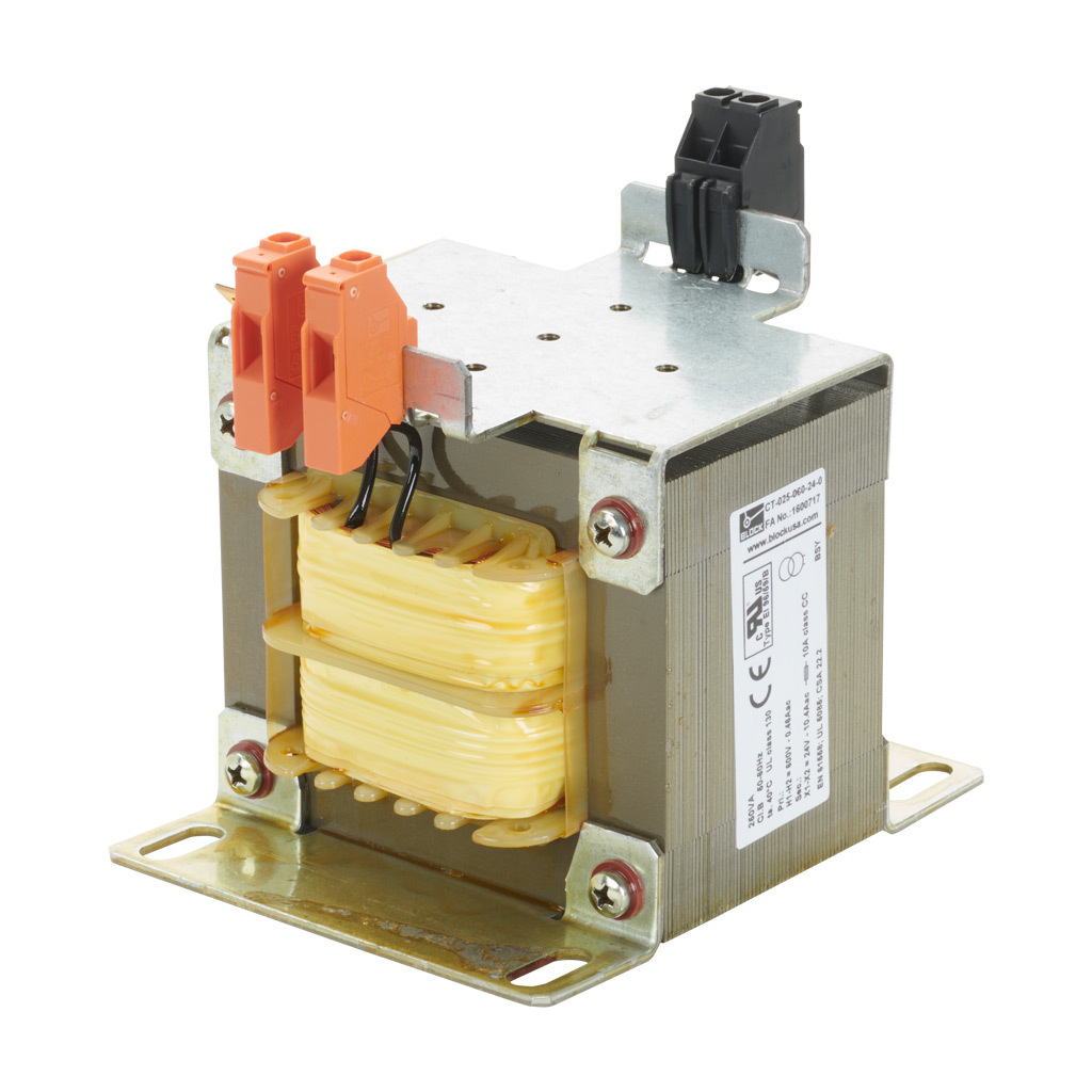 Control Transformer: open core, 250 VA (PN# CT-025-060-24-0 ...