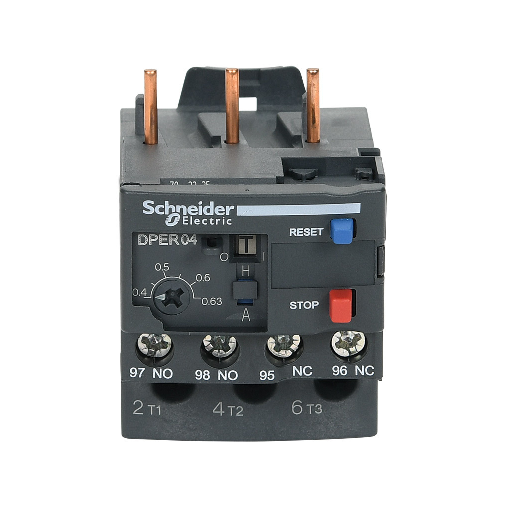 Thermal Overload Relay: 0.40-0.63A adjustable, for Schneider Electric ...