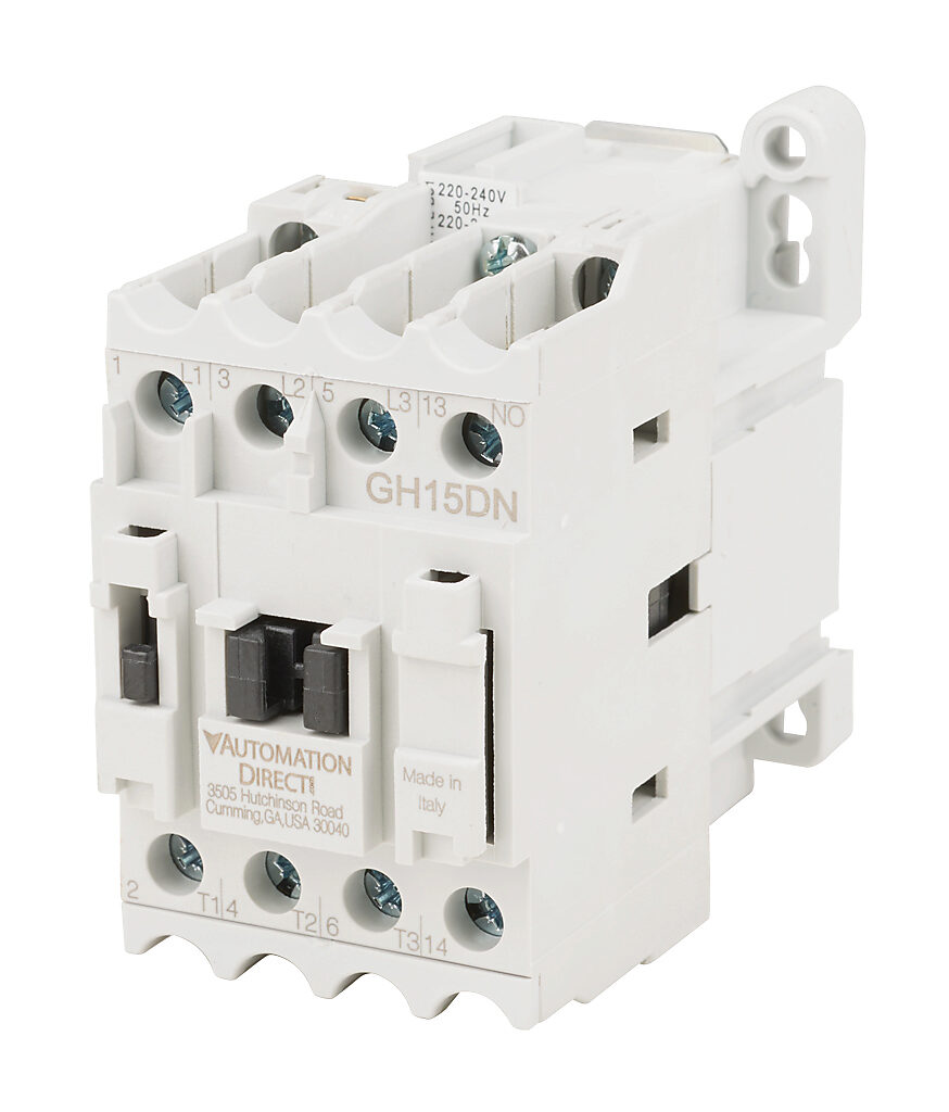 AUTOMATION DIRECT CONTACTOR GH15DN 25A  AMP 600Vac 110-120V COIL 