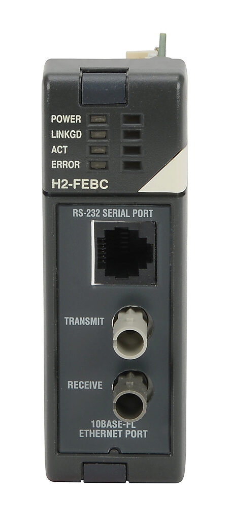 H2 EBC100 AUTOMATION DIRECT RS232 SERIAL PORT 10/100 BASE T ETHERNET PORT
