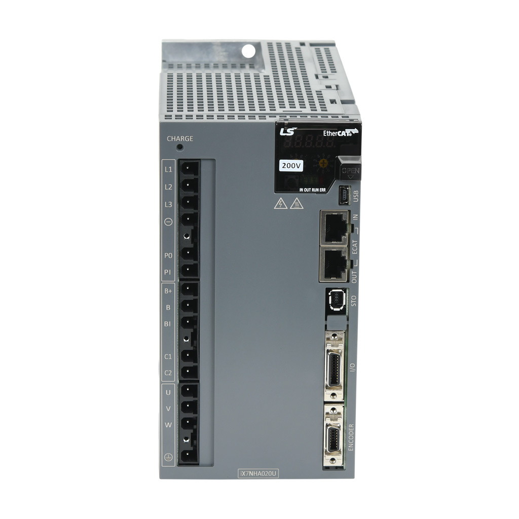 Servo Drive: EtherCAT and Modbus TCP, 2 kW, 230 VAC, 1 and 3-phase