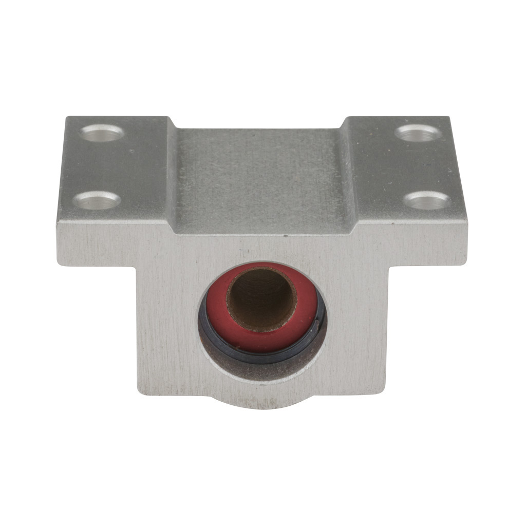 Single Pillow Block plain bearing, 1/4in inside diameter, for 1/4in