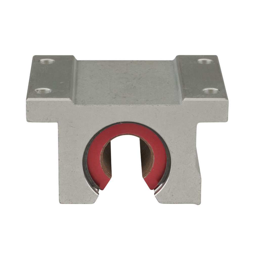 Single Pillow Block plain bearing, 1/2in inside diameter, for 1/2in