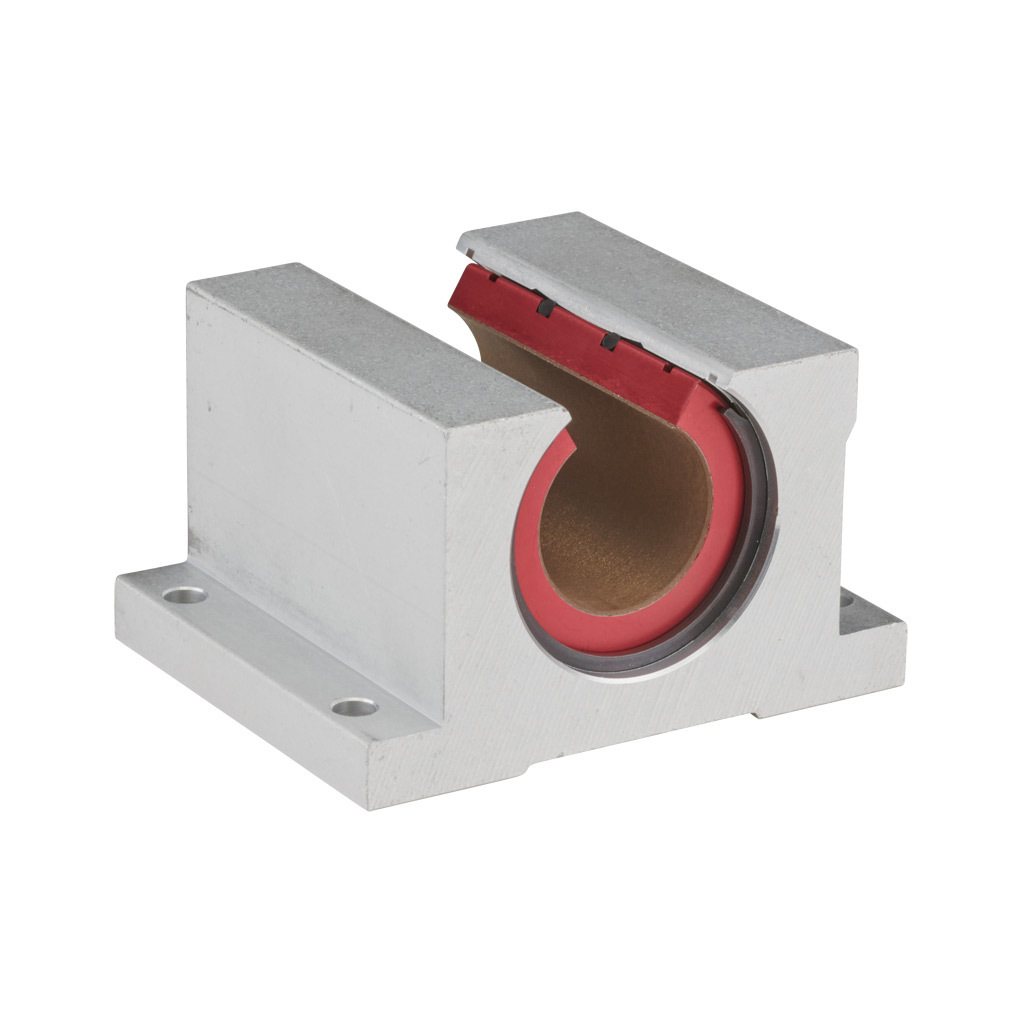 Single Pillow Block plain bearing, 1in inside diameter, for 1in