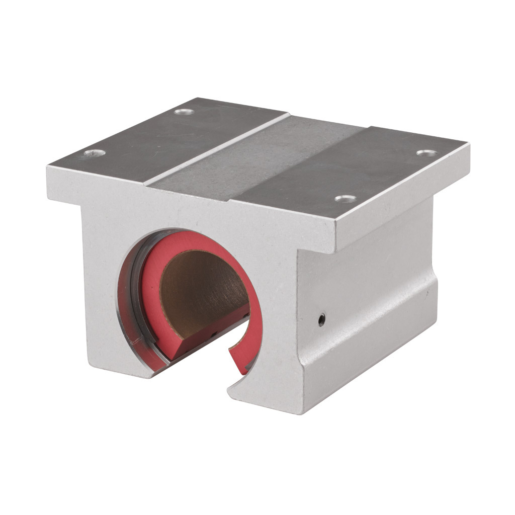 Single Pillow Block plain bearing, 11/4in inside diameter, for 11