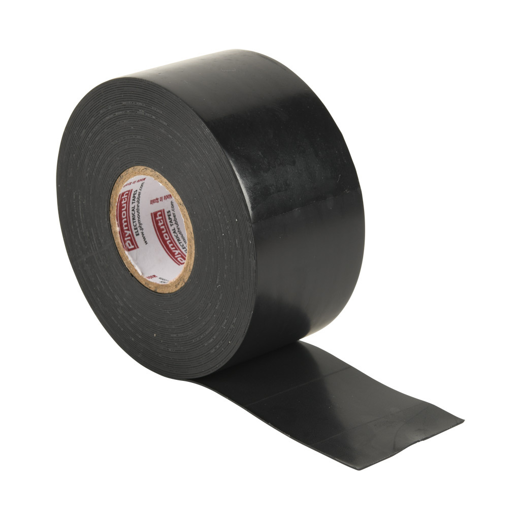 Rubber Electrical Tape: 2in x 30ft, black (PN# PR-2214-1