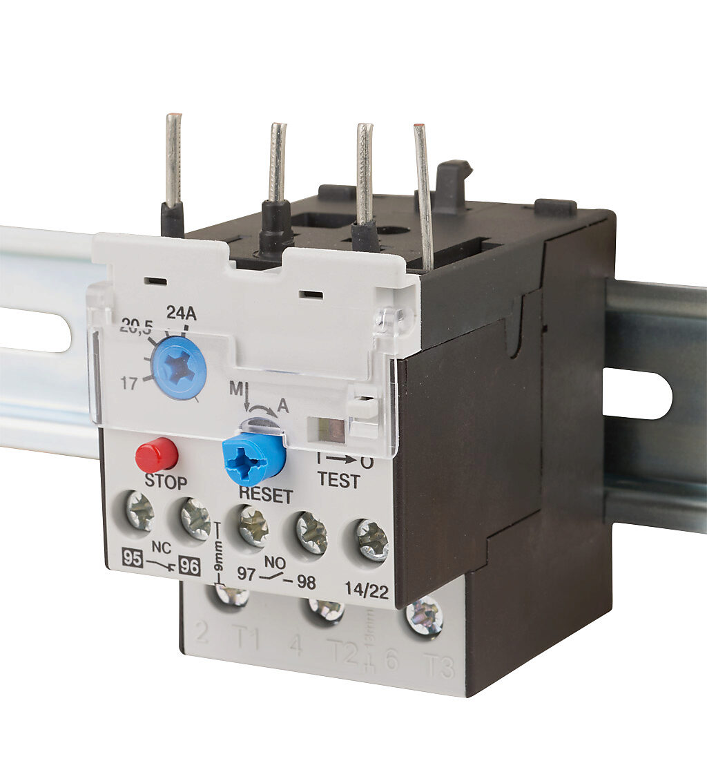 Thermal Overload Relay: 17.0-24.0A adjustable, for GH15ET 45mm