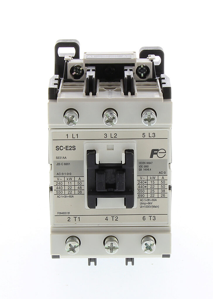 Fuji Electronic SC-E2S/G SE51AG IEC Relay Module 24VDC 50A Magnetic Contactor 