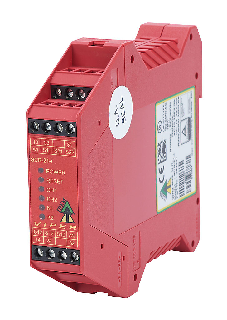 Warranty *NEW* IDEM SCR21-280001 Viper SCR-21-i Safety Relay 2 Channel 24VAC/DC 