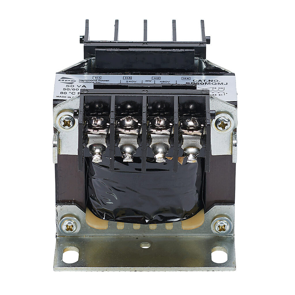 Control Transformer: open core, 50 VA (PN# SP50MQMJ 