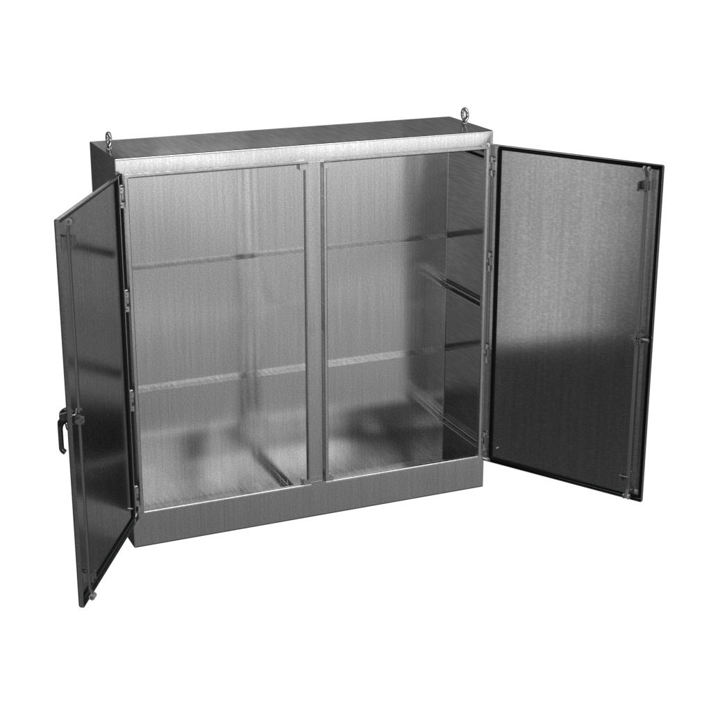 Enclosure: 72 x 72 x 18in, freestanding mount, 304 stainless steel (PN ...