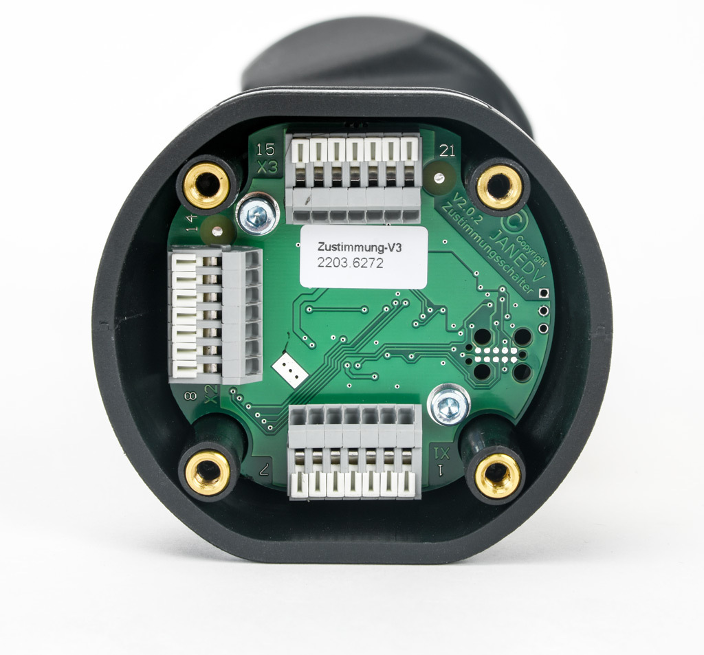 ZEUS Series Safety Enabling Switch terminal connection (PN ZEUS01
