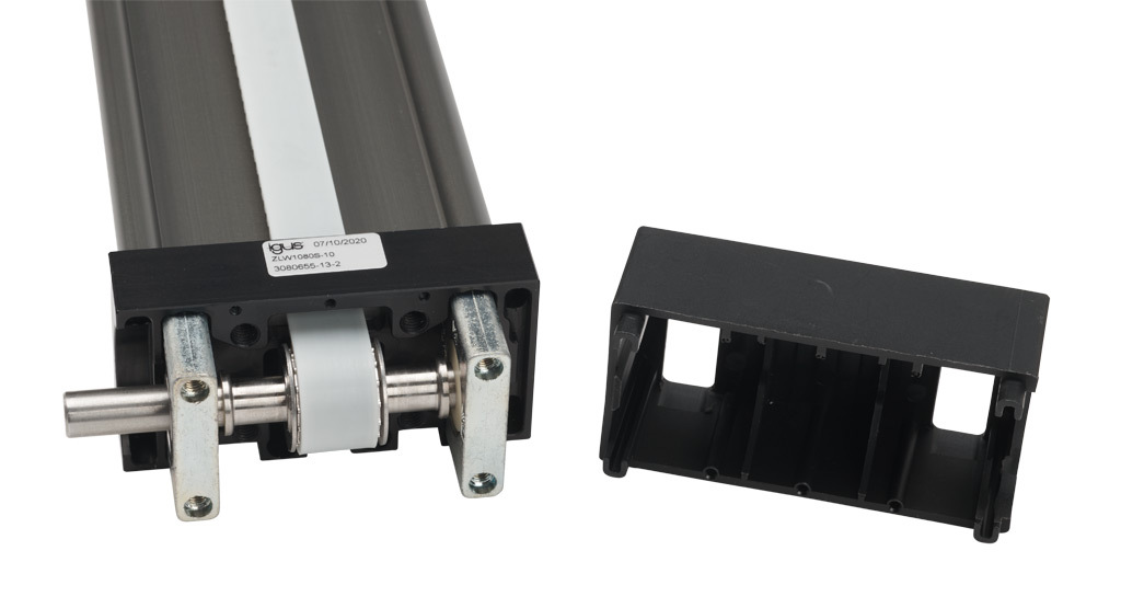 Linear Actuator Assembly W1080 twin rail, 1000mm travel, toothed belt