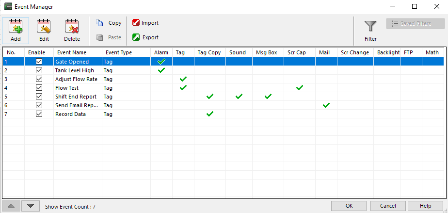 Event Manager Database