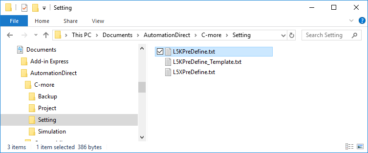 Import Control/CompactLogix Predefined Data Types