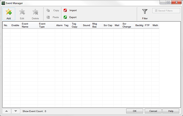 Adding Event Actions