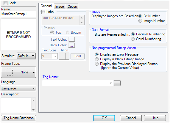 Multi-State Bitmap Object