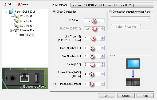 Siemens Ethernet ISO over TCP/IP (S7-1200 or S7-1500) SetupQR Code