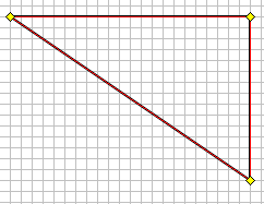 A graph with a line drawn on it .