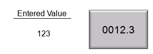 A close-up of a number  .