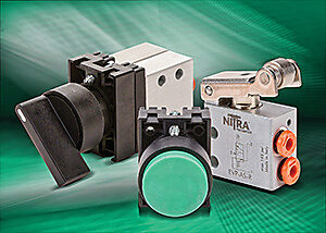 Pneumatic Pushbutton and Selector Switch Pilot Devices from AutomationDirect