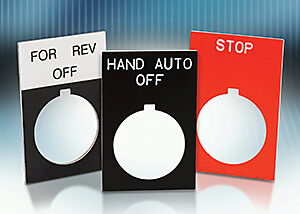 AutomationDirect adds Ease-of-Use 22mm Pushbutton Legend Plates
