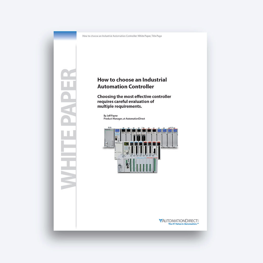 Choosing an Industrial Automation Controller