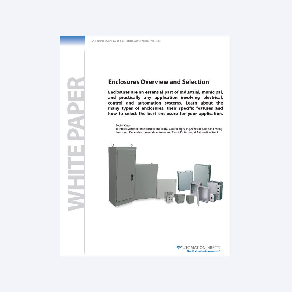 Enclosures Overview and Selection